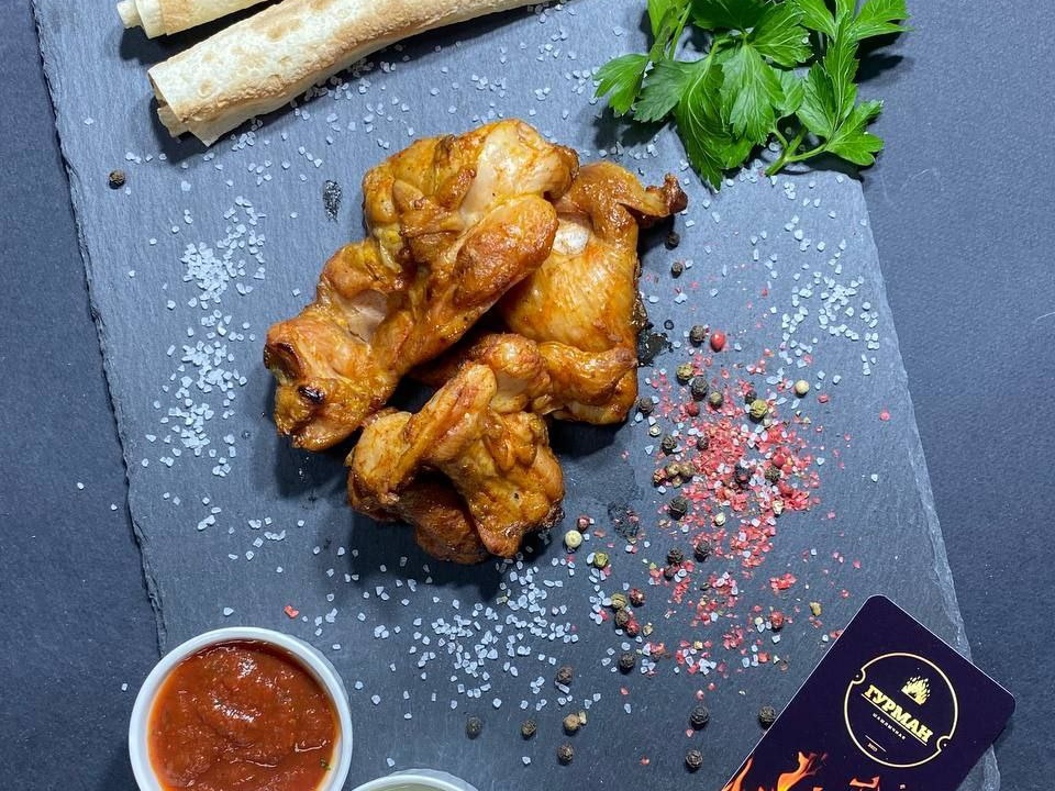 Шашлык из филе бедра курицы 