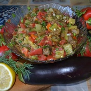 Салат из запеченных овощей