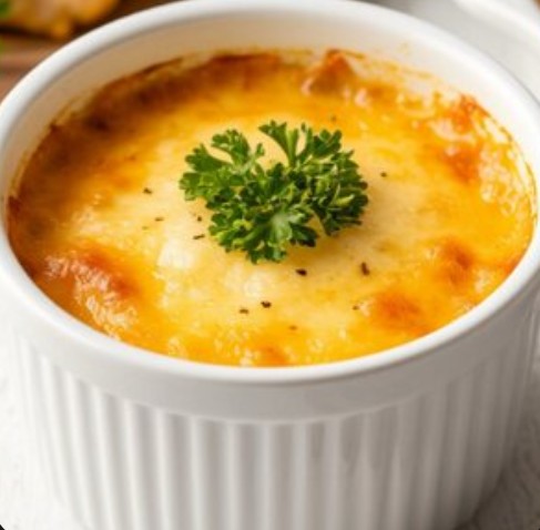 Жюльен с белыми грибами