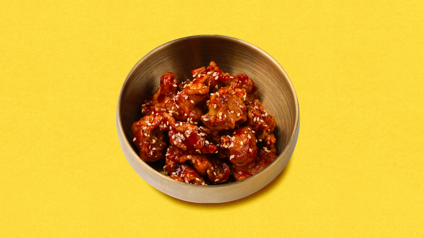 Чикен байтсы в кисло-сладком соусе