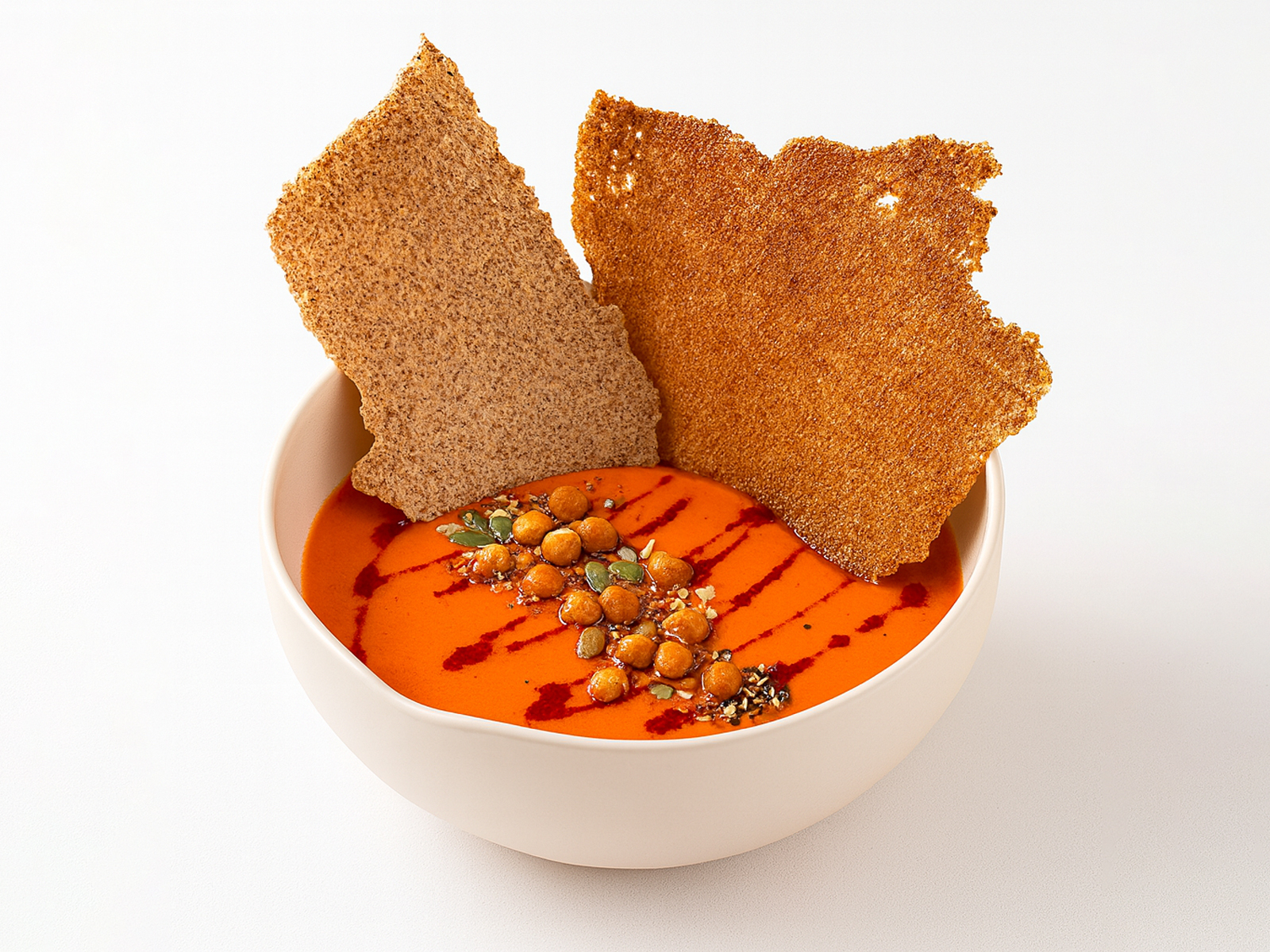 Суп из печеных перцев