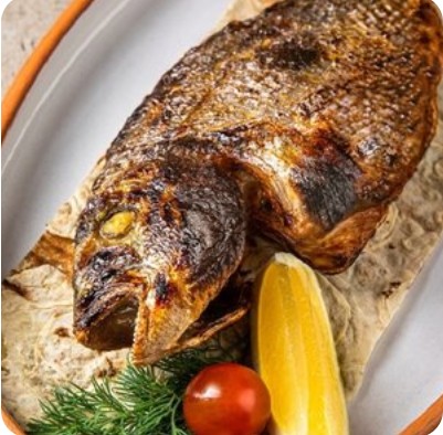 Дорадо на мангале