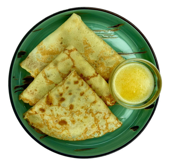 Блины с маслом