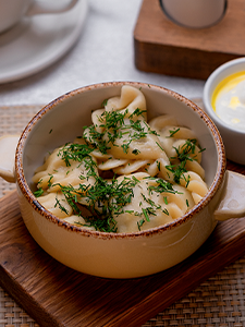 Вареники с картофелем и грибами