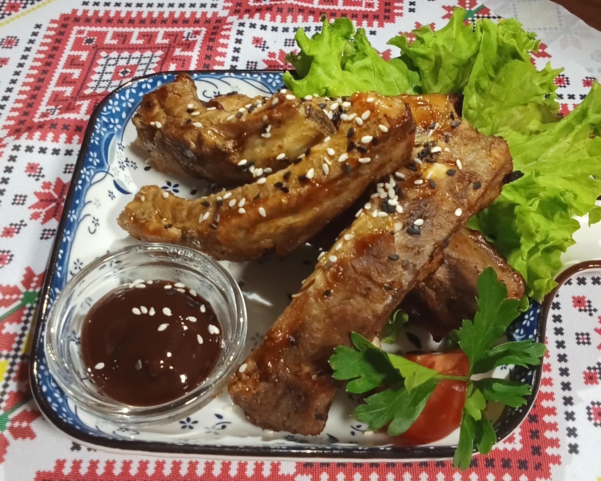 Рёбрышки Барбекю