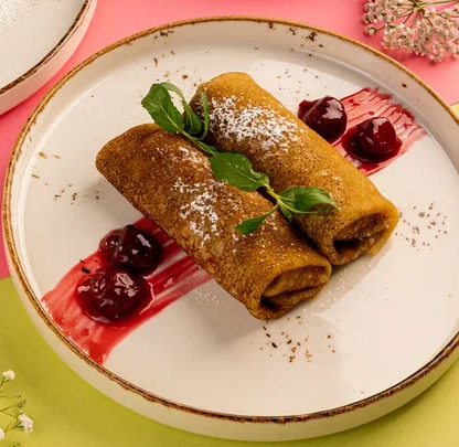 Блинчики с творогом