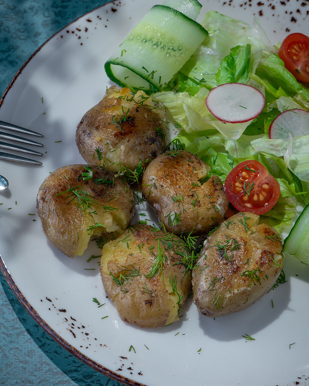 Мятый картофель