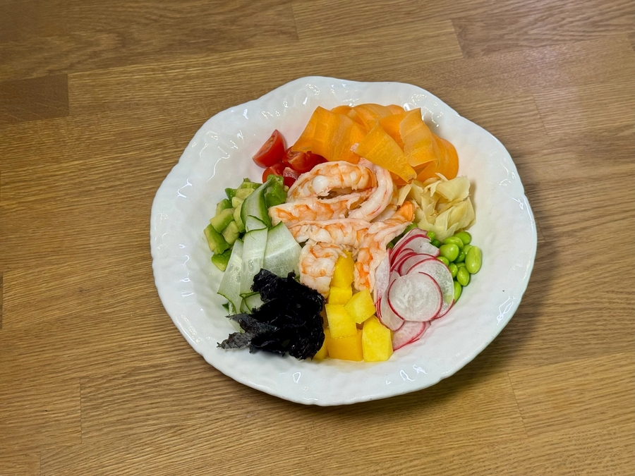 Поке с креветкой