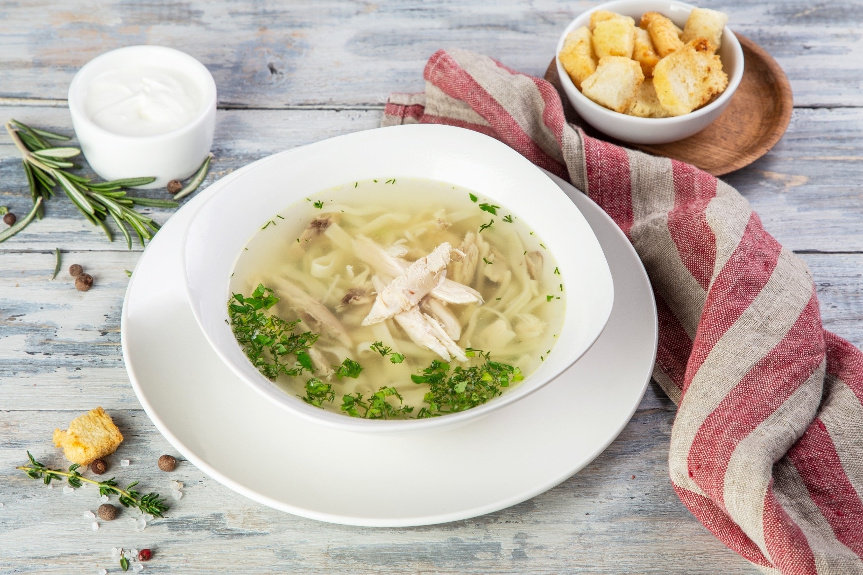 Суп-лапша с курицей