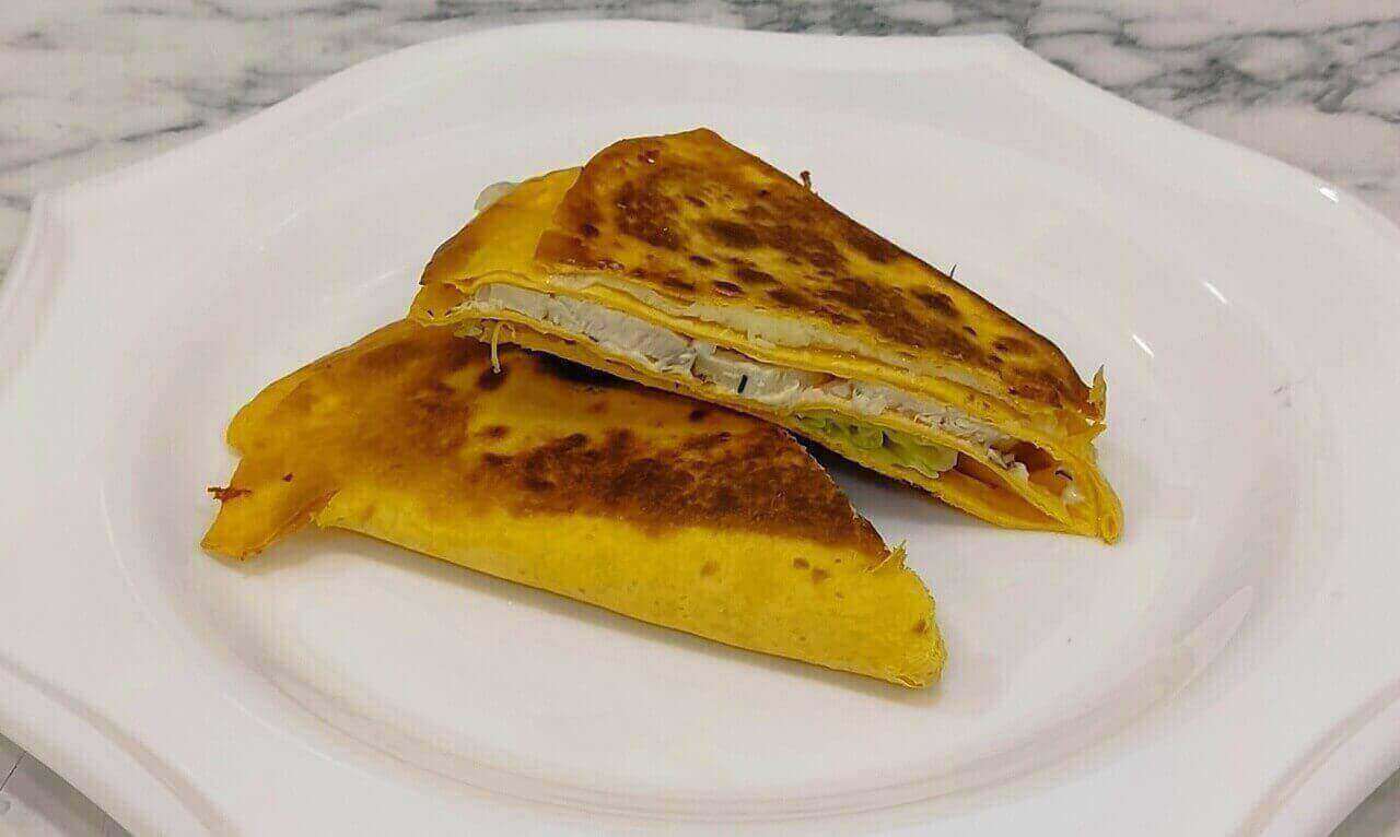Кесадилья с курицей