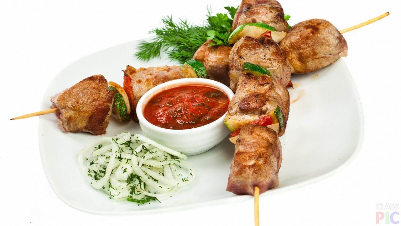 Шашлык из свиной шейки
