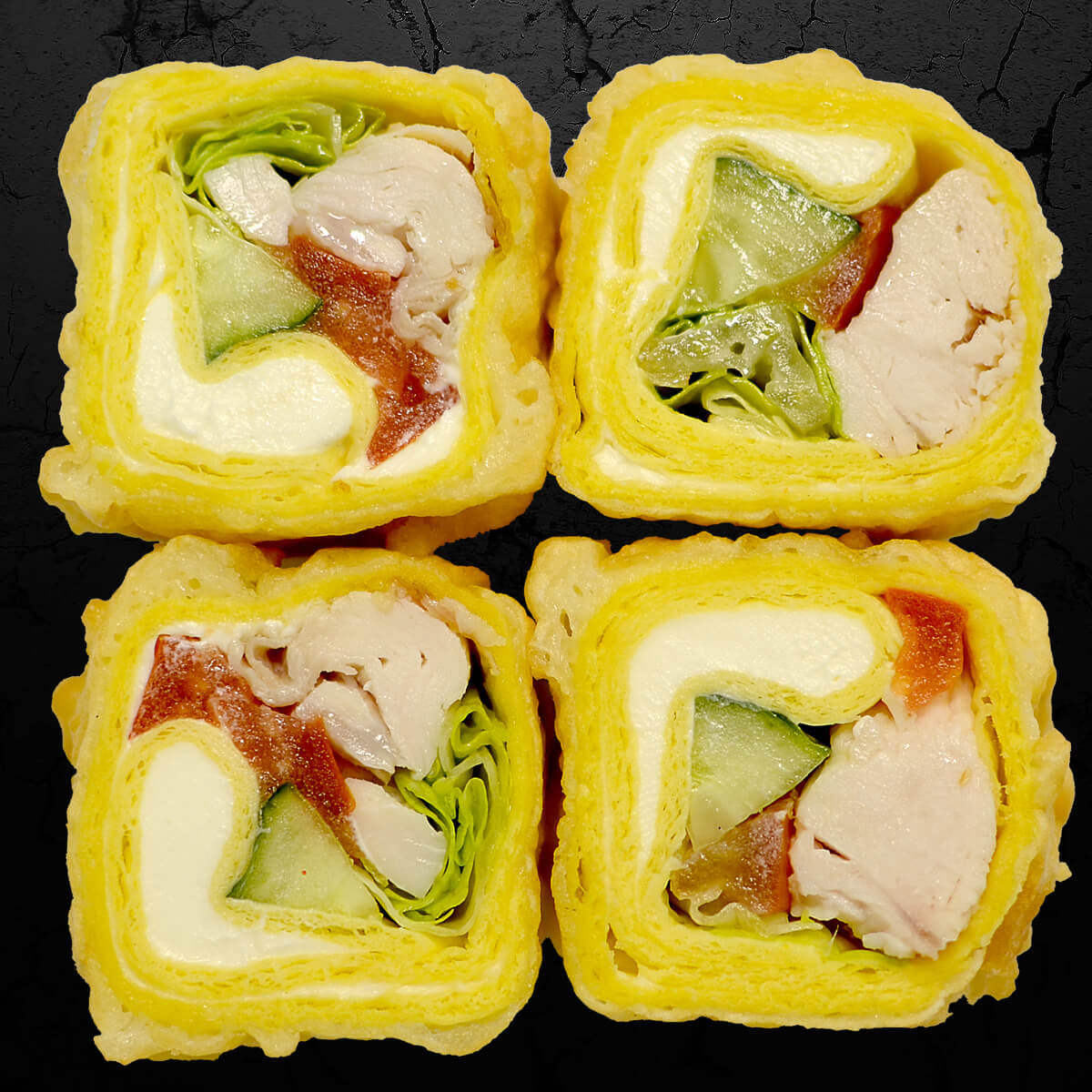 Горячий ролл ТОРТИЛЬЯ с курицей