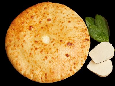 С сыром и шпинатом