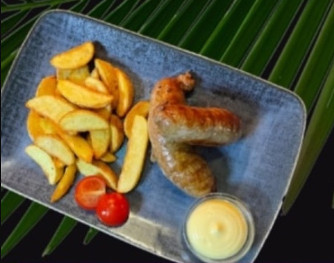 Колбаски гриль из курицы