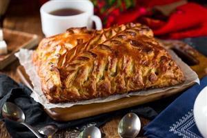 Пирог с картошкой, грибами