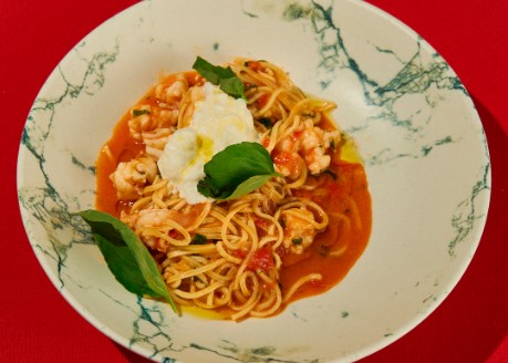 С креветками