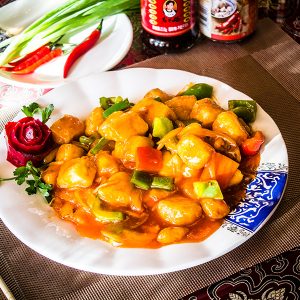 №519 Минтай в кисло-сладком соусе 500г