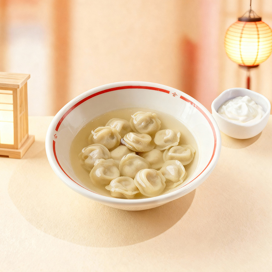 Пельмешки со сметаной