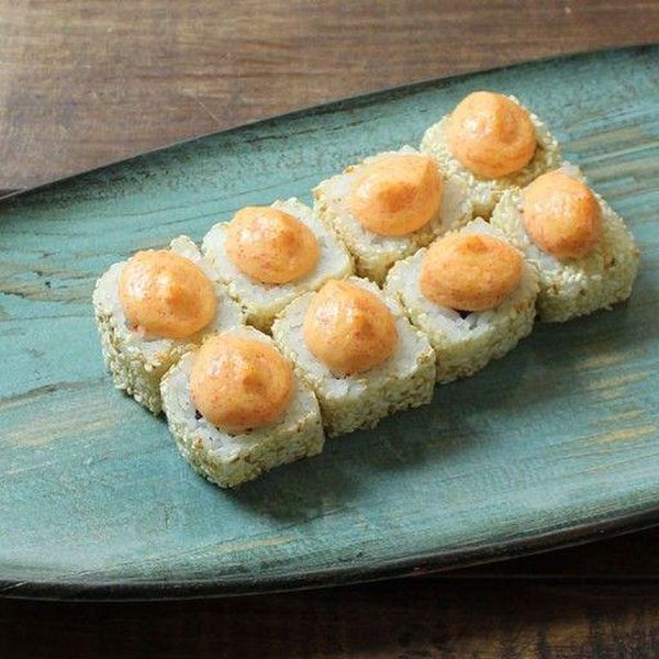 Запеченный с креветкой