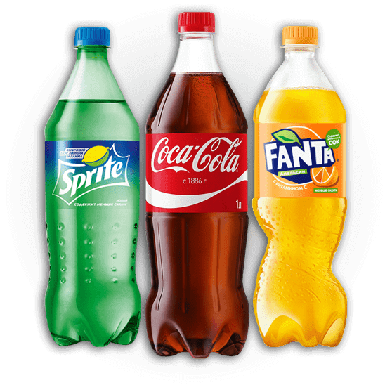 Соса-соla Fanta Sprite