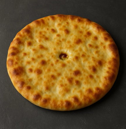 Осетинский пирог с капустой и грецким орехом 24 см