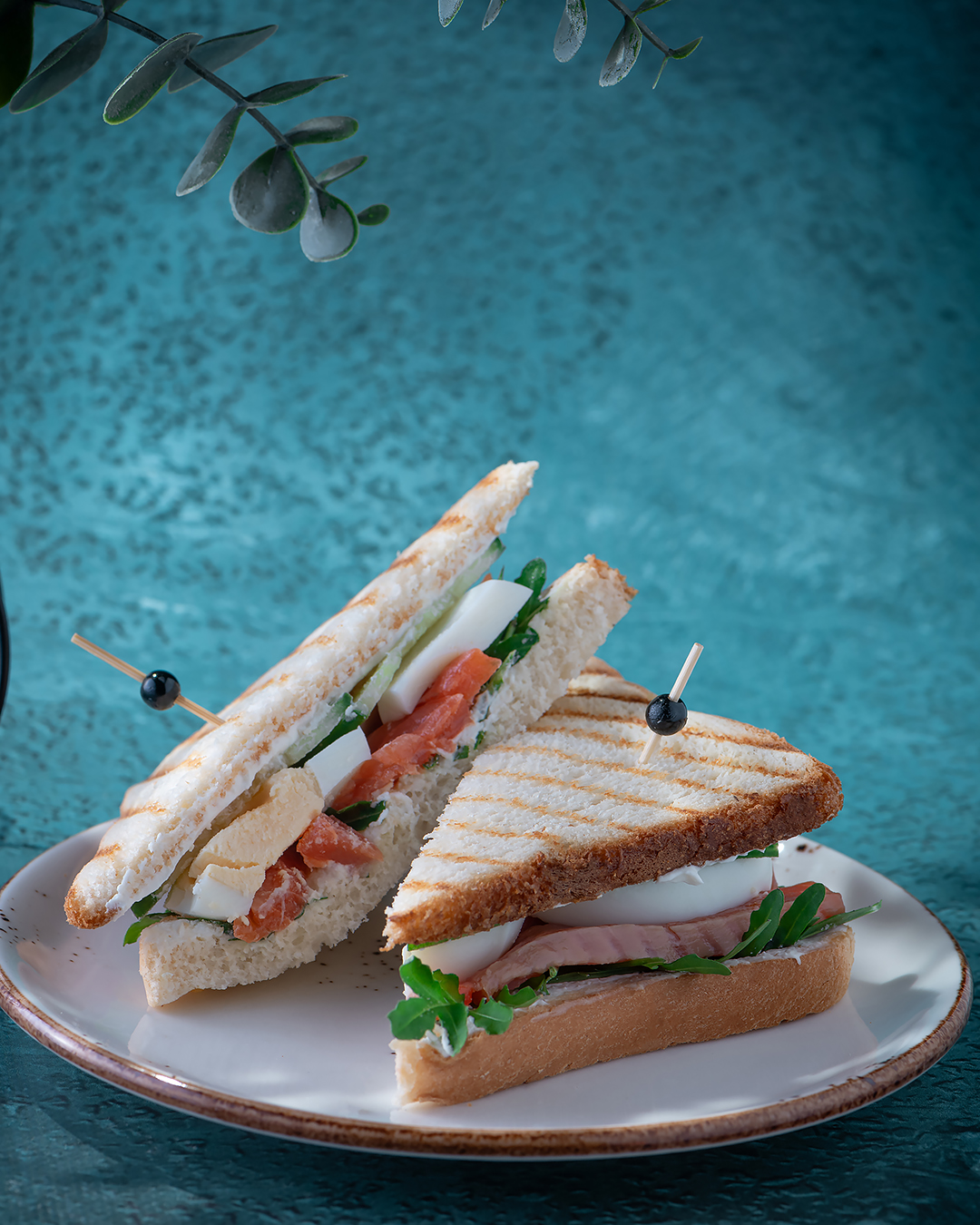 Сэндвич с лососем