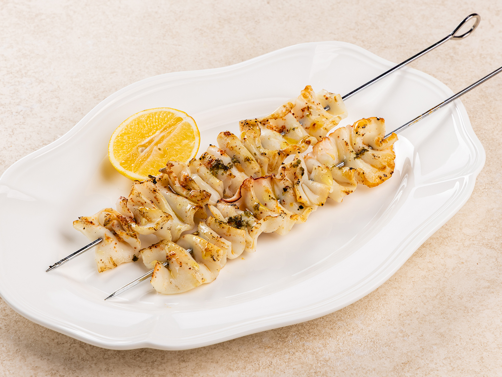 Шампур из кальмара