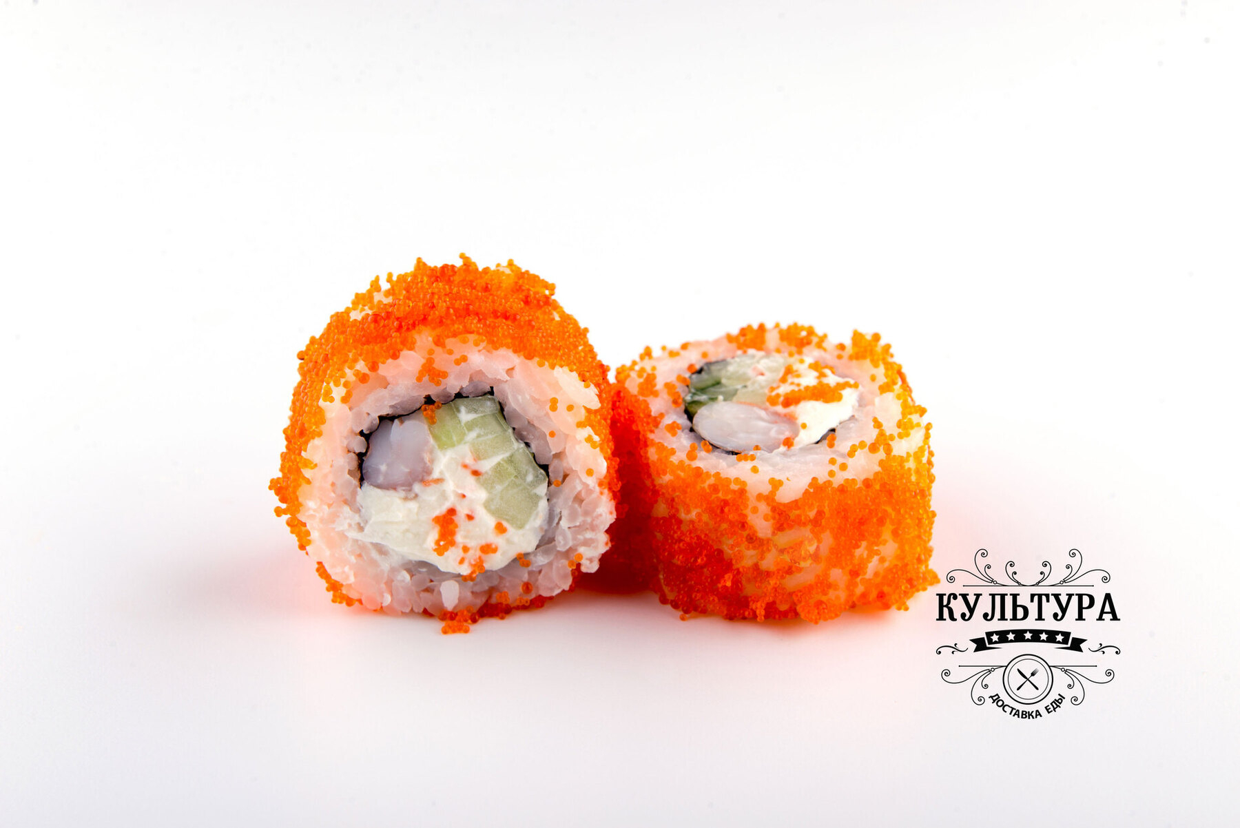 Ролл Калифорния с креветкой