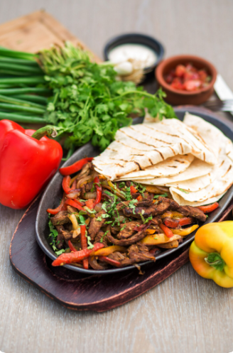 Фахитос с овощами