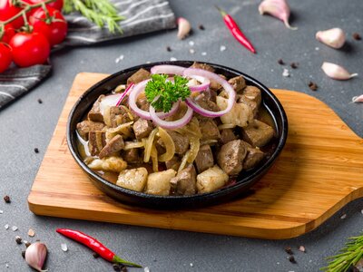 Жаркое из печени