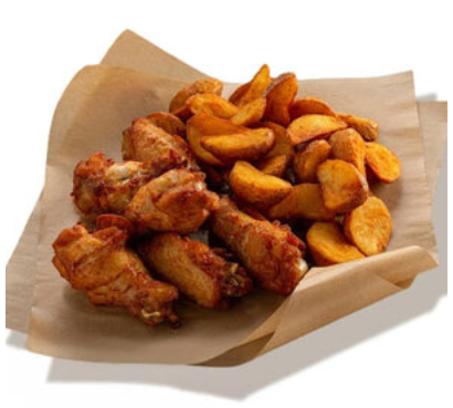 Крылья и картофель