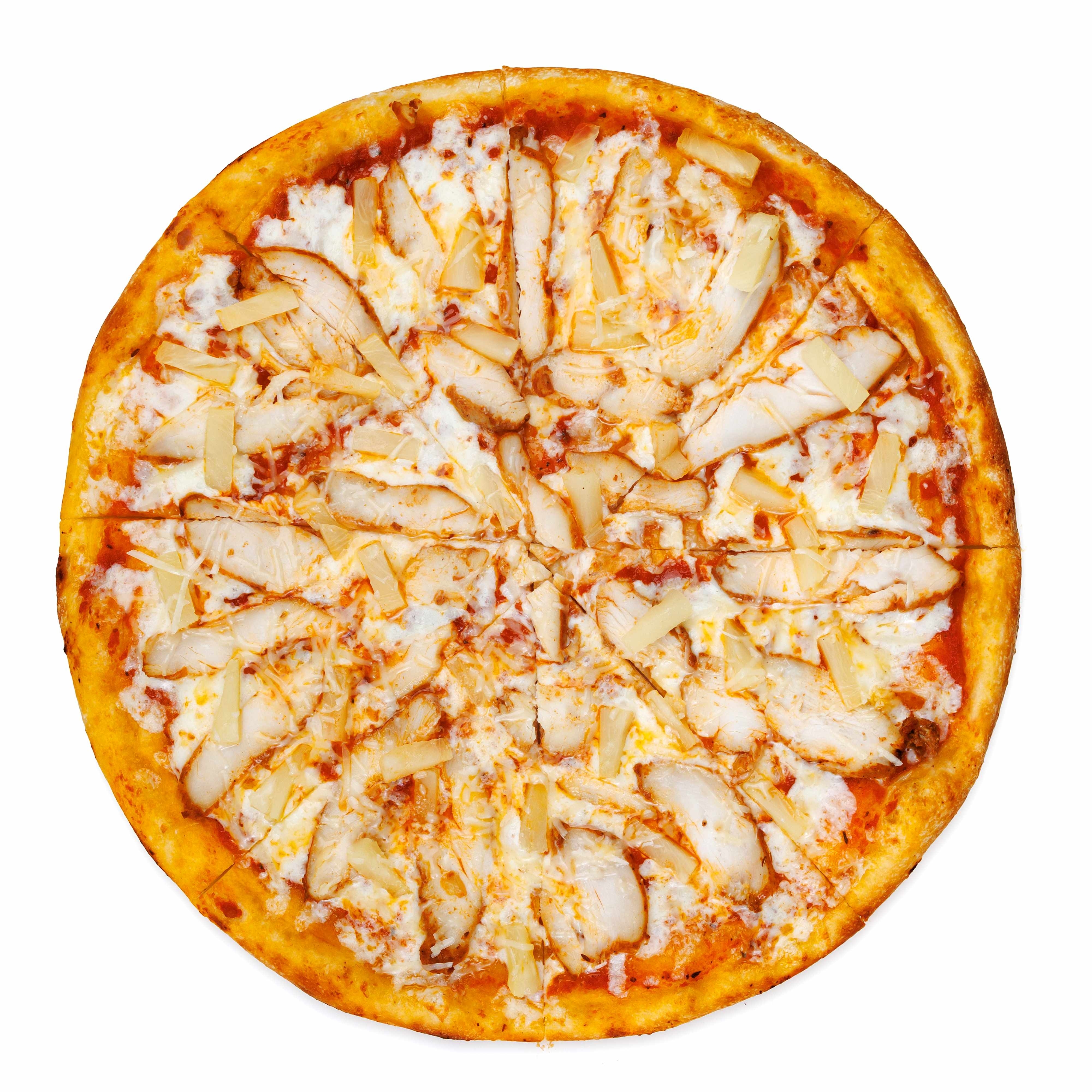 Курицей и ананасом 34 см