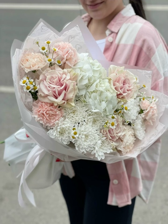 Букет с нежной любовью