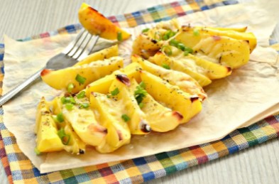 Картофель запечённый с сыром