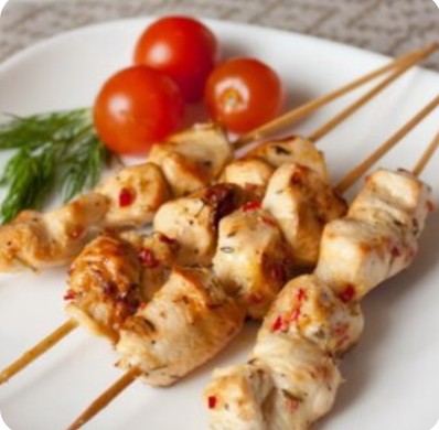 Шашлычки из куриных грудок