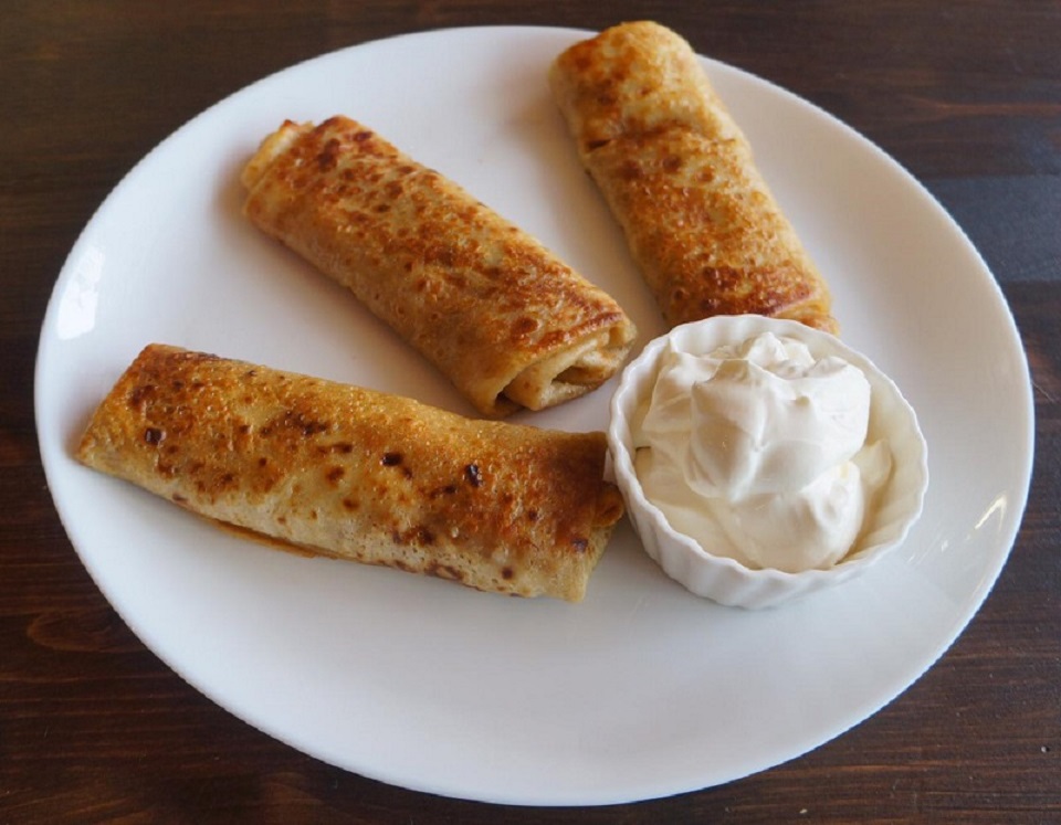 Блинчики с мясом