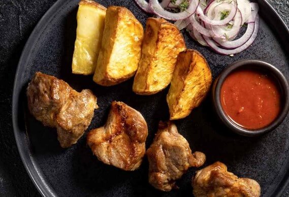 Шашлык из свиной шейки