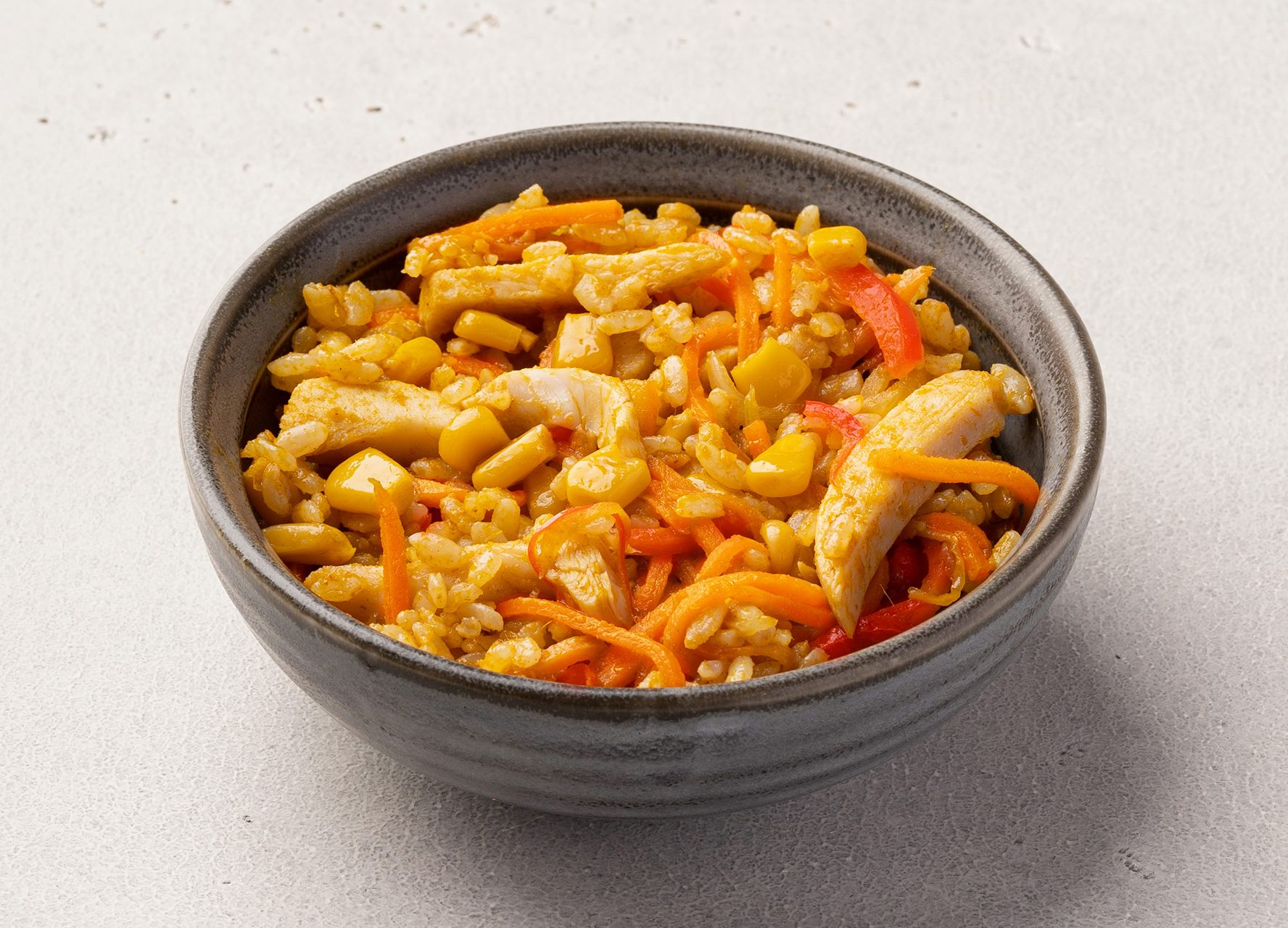 Wok карри с рисом M