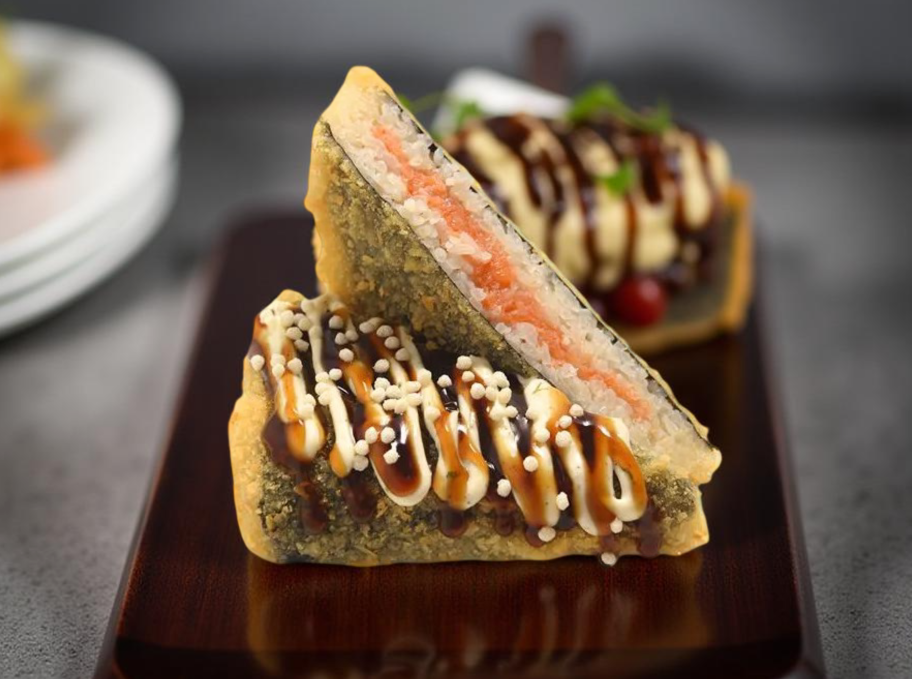 Сэндвич с лососем