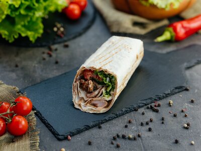 Шаурма с курицей маленькая