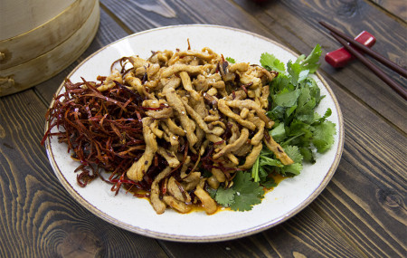 Свинина острая с кинзой