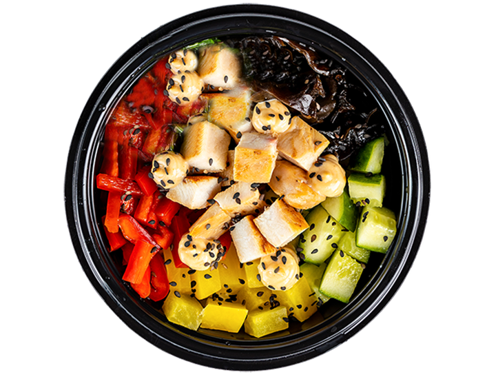 Поке с курицей