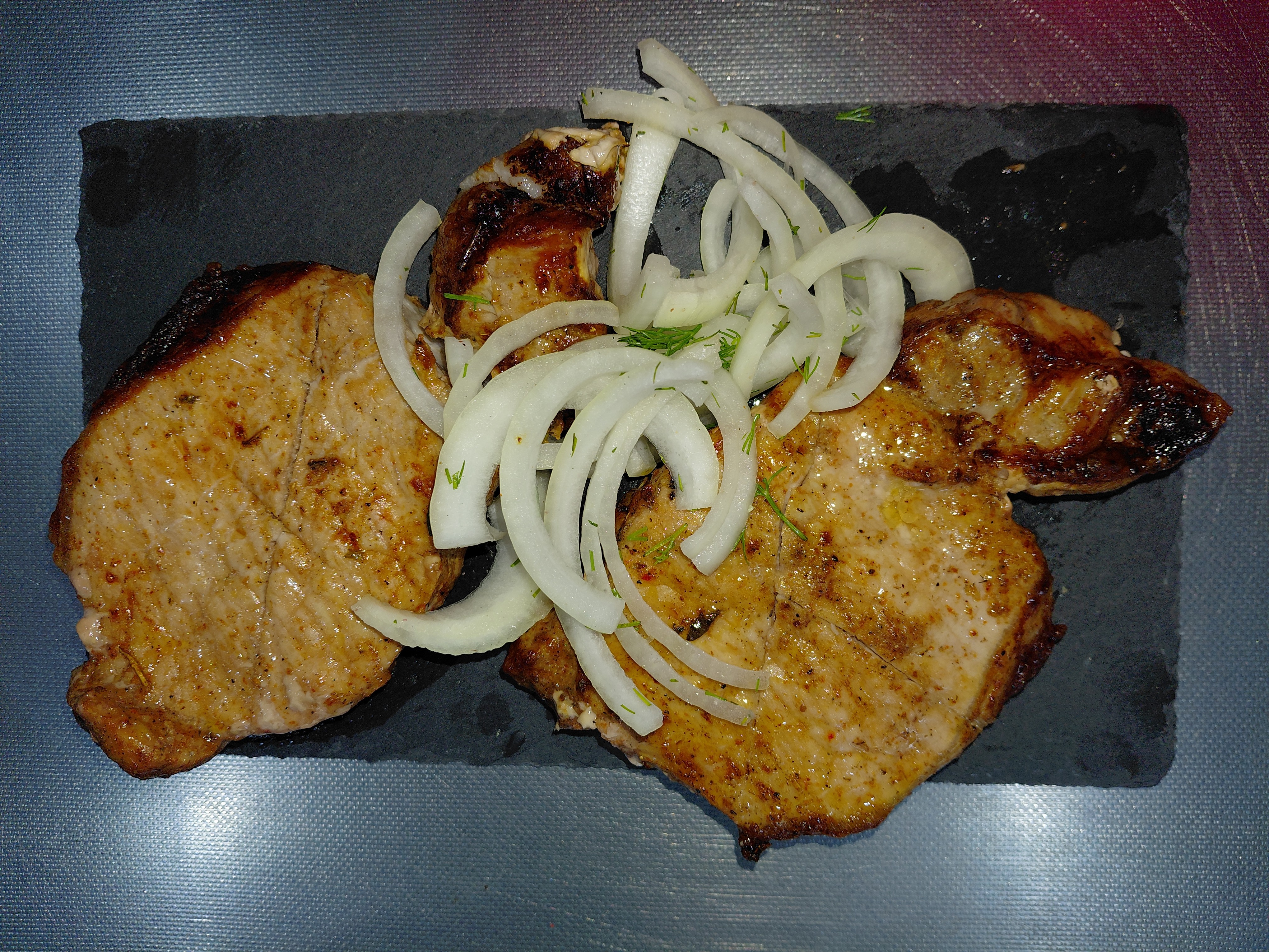 Шашлык из свининой корейки 