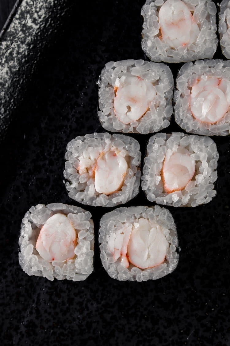 Маки с креветкой