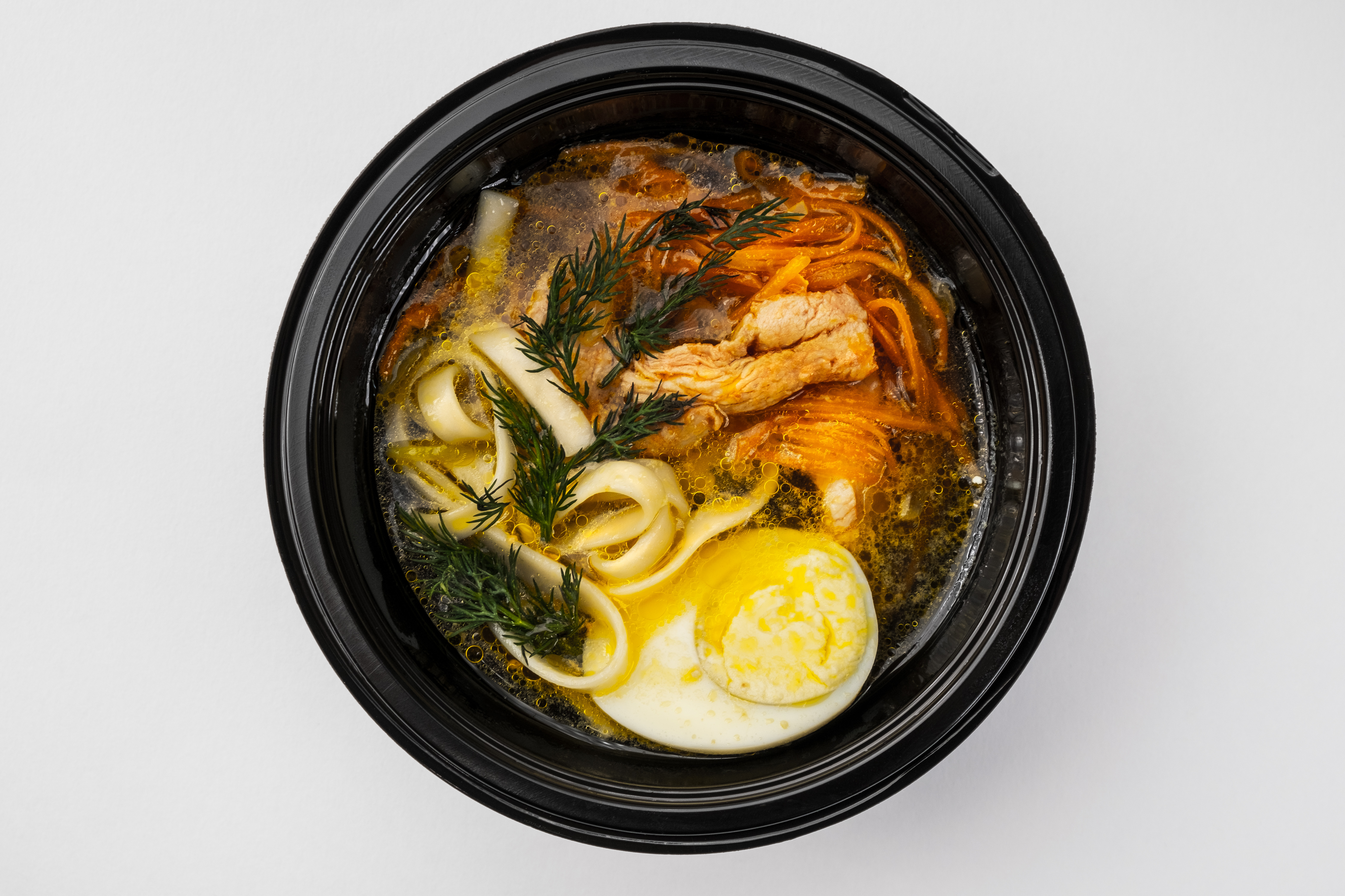 Куриный суп лапша