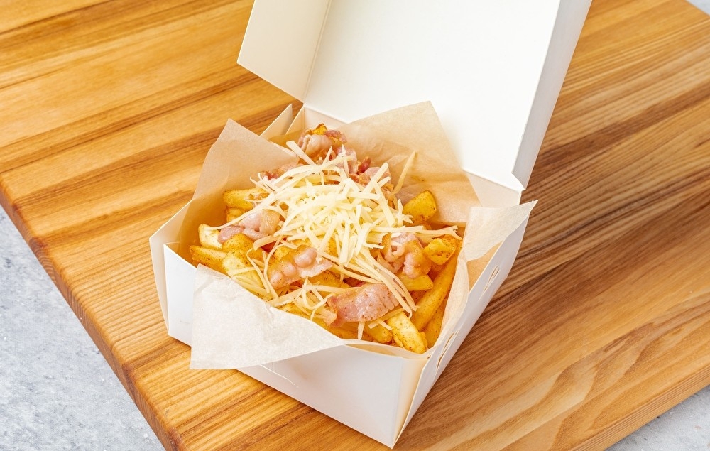 Картофель фри с беконом