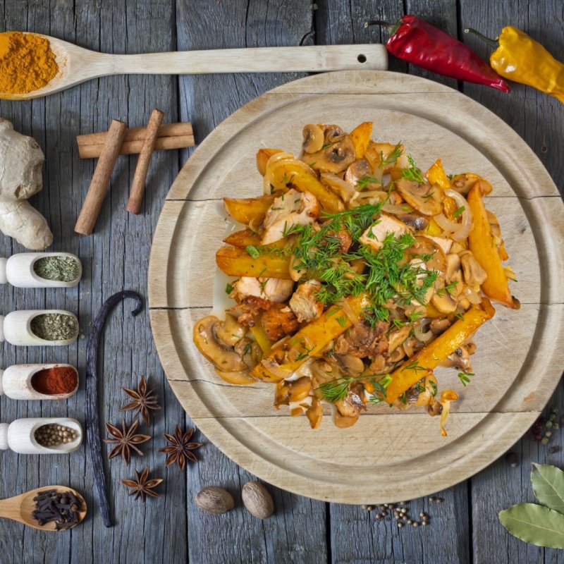 Свинина по-лесному