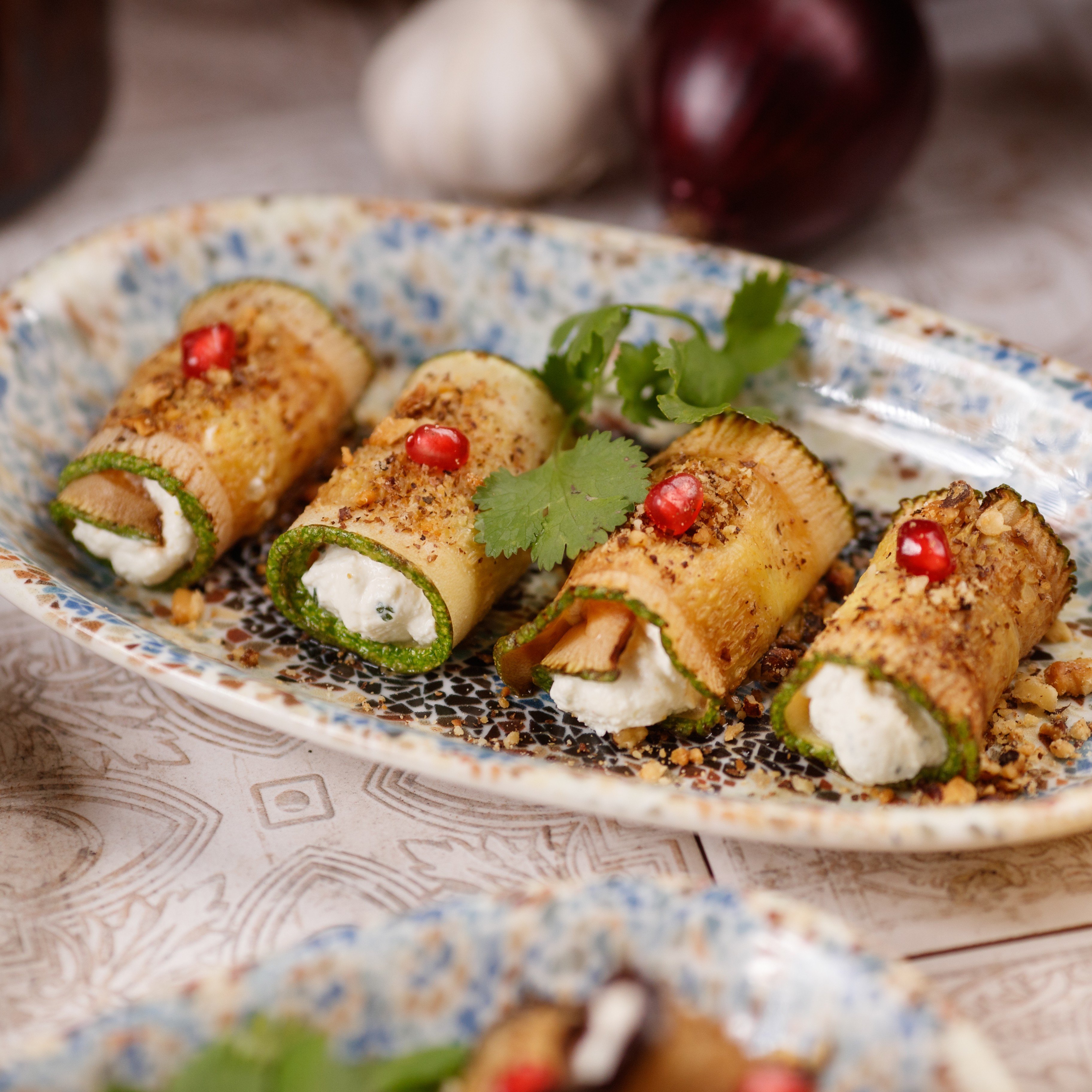 Рулетики из цукини