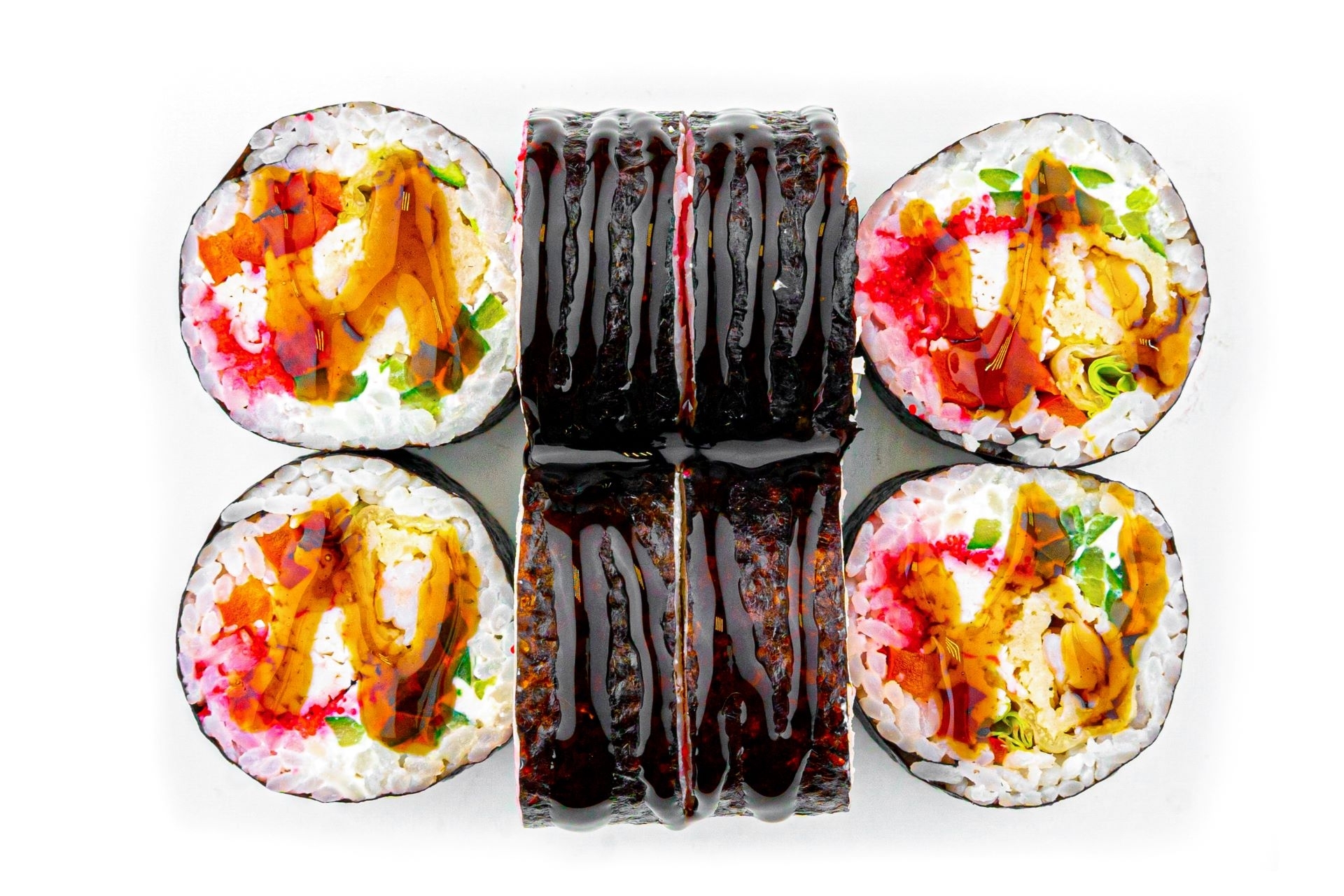 Кимпаб с креветкой