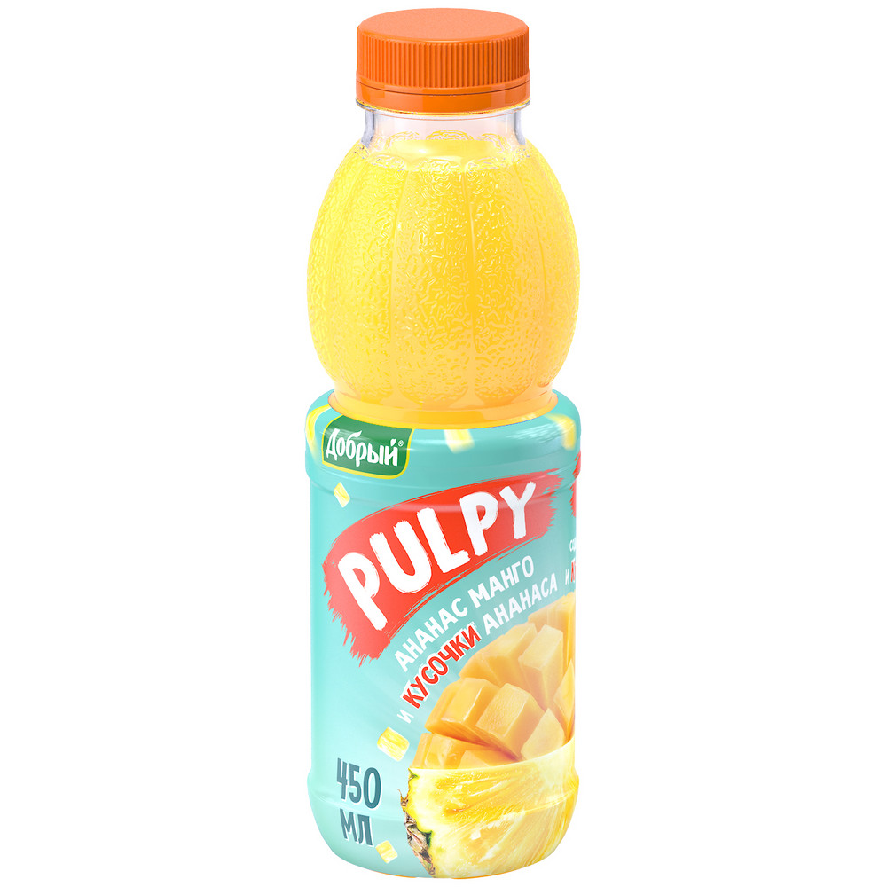 Сок Добрый Pulpy ананас манго 0,5